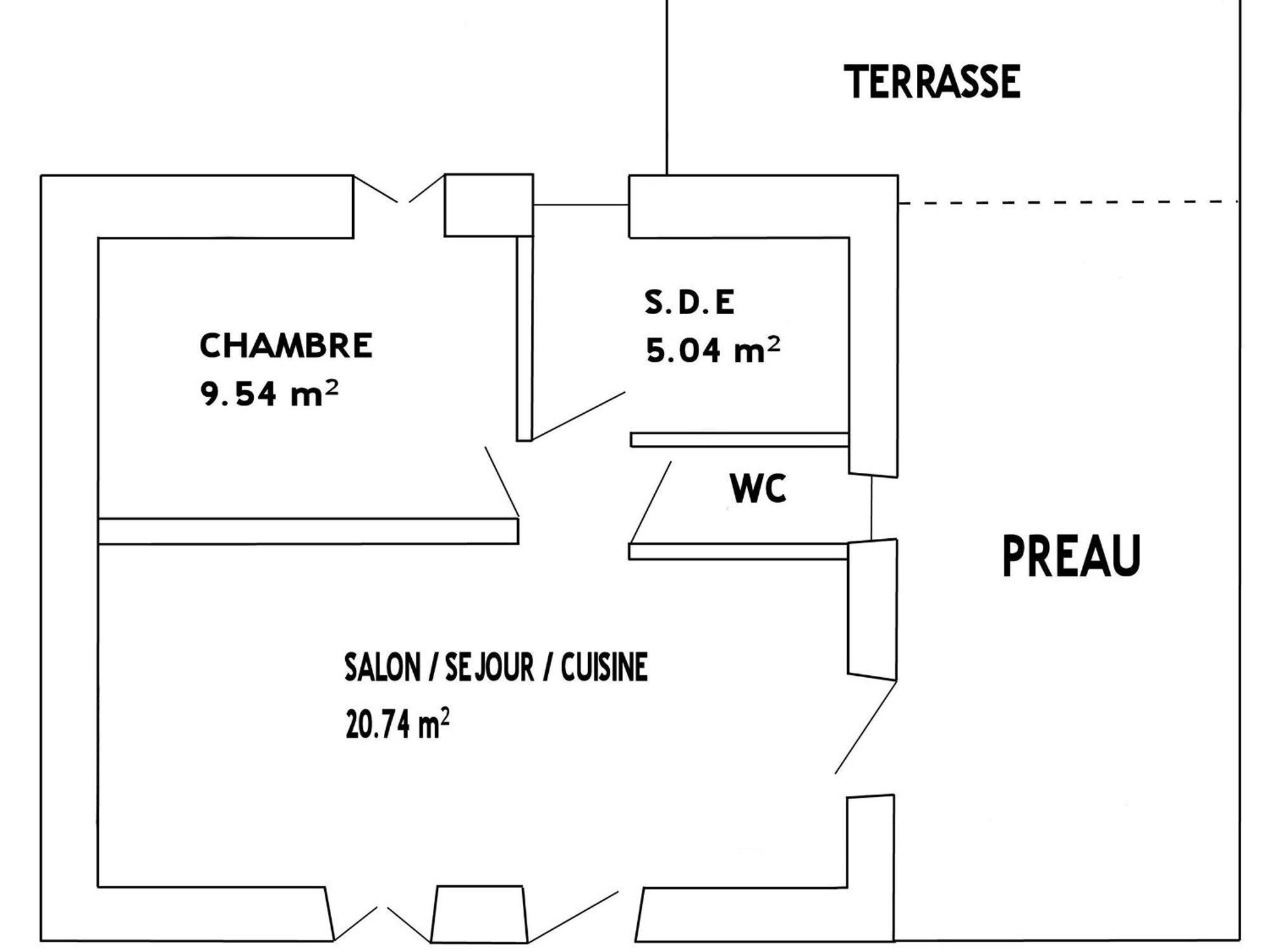 Gîte Frossay, 2 pièces, 2 personnes - FR-1-306-1027 Extérieur photo